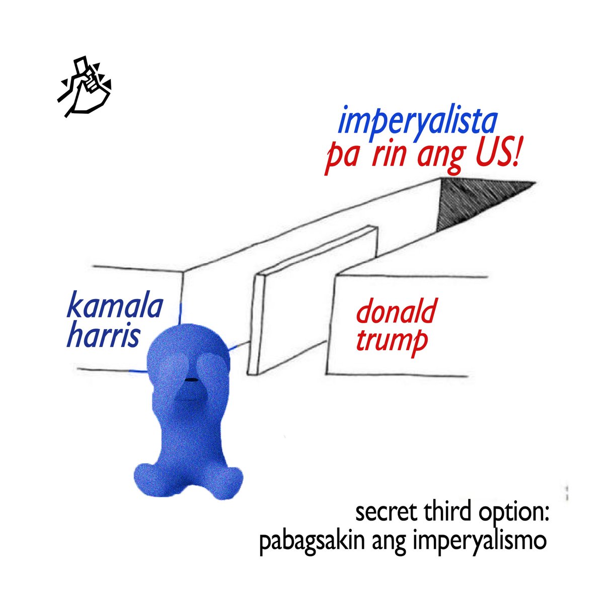Congratulations sa bagong tagapagtaguyod ng imperyalismo! 🤩 

While the USA welcomes a new face, we must recognize that only its figurehead has changed, and that the fight to bring down imperialism must continue!

#ImperyalismoIbagsak
#USPaawatNaPls
#USAElection2024