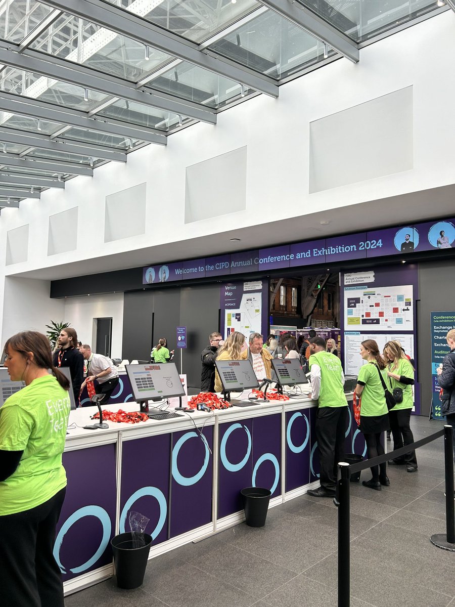 CIPD_Events's tweet photo. Doors are open at the @CIPD Annual Conference and Exhibition 🥳 

We look forward to welcoming you all for two days of insightful sessions and interactive features. 

#cipdACE #HR https://t.co/4kBjzf2Qju