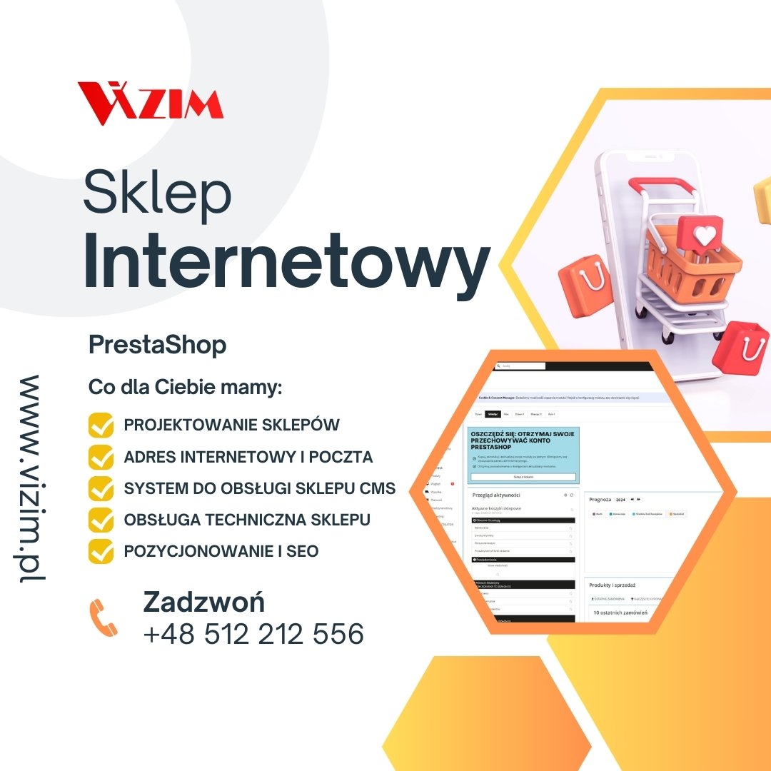 ViZIMpl's tweet photo. 🚀 Chcesz sprzedawać online? Postaw na sklep internetowy na PrestaShop! 📈

✔️ Pełna personalizacja ✔️ Integracja z płatnościami (PayU, Przelewy24, PayNow) ✔️ Zgodność z RODO ✔️ Współpraca z Allegro i innymi portalami

Rozwijaj swój #biznes z nami! 🌐 
#PrestaShop https://t.co/CWCHvotQeo