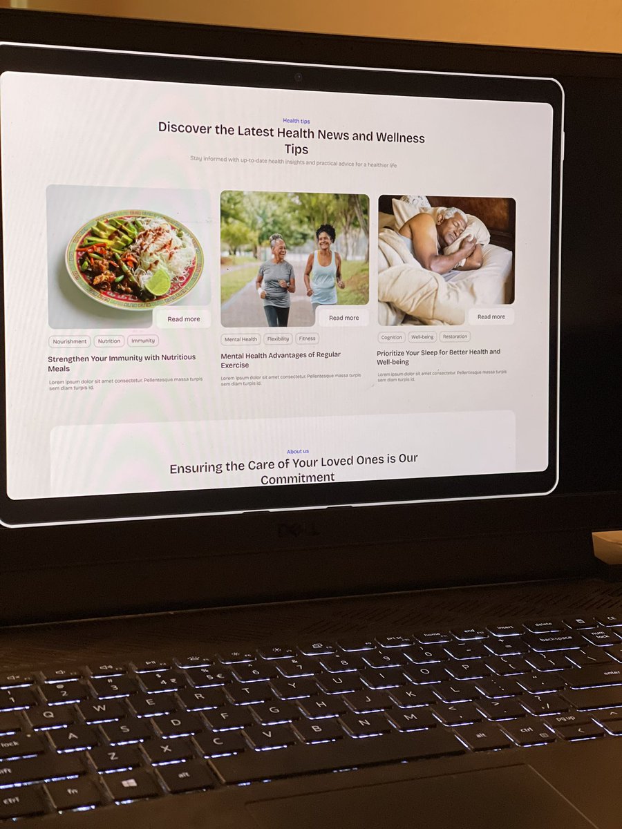 _Innox_'s tweet image. I plan to complete the home page view of the healthcare web app for elderly users in a few hours. For learning purposes, I might even write the code myself to further my front-end development skills.

#healthcare #UXDesign
