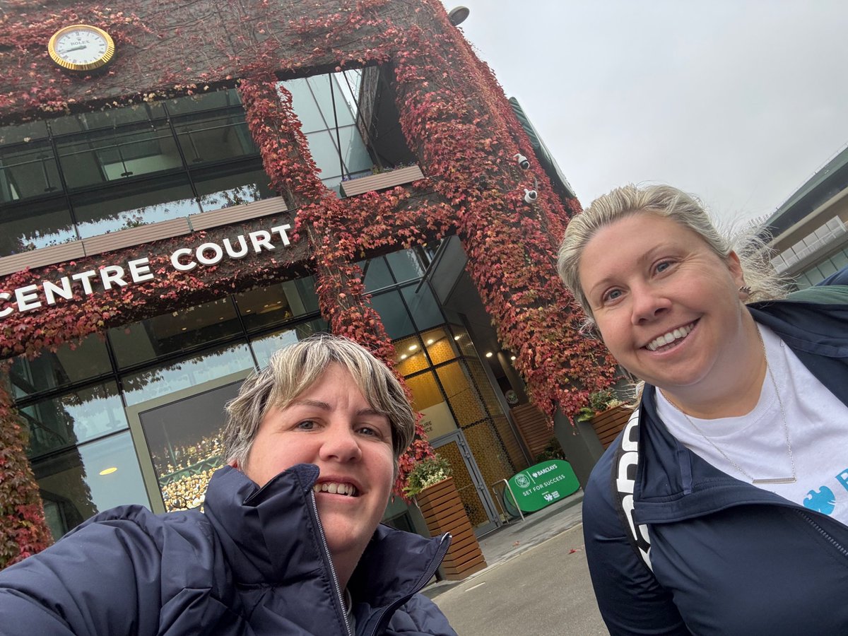 Can’t wait to welcome students for their inspiration day with Set for Success with <a href="/YouthSportTrust/">Youth Sport Trust</a> 
@wimbledonfoundation! What a fantastic place to be to celebrate their first year completion!