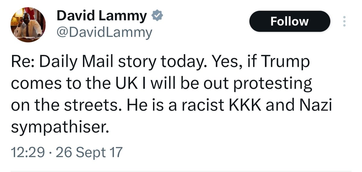 Suffragent_'s tweet photo. @DavidLammy @realDonaldTrump @JDVance This you? https://t.co/3wYTpm5kko