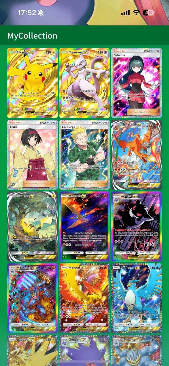 Please free to add my friend code for Wonder Pick!
[Player Info]
- Name: Light
- Level: 27
[My cards]
- Pikachu ex (👑/⭐︎3)
- Mewtwo ex (👑/♢4)
- Erika(⭐︎2)
- Sabrina(⭐︎2)
- Lt. Surge(⭐︎2)
etc...

Friend code:
0943765449941631

#PokemonTCGPocket 
#PokemonTCGP
#PokemonTCG