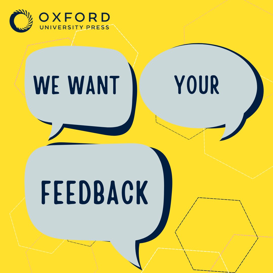 We want to share relevant information with you. Take 5 minutes to give your feedback on us and a few campaigns we've run recently.

Tell us what you think &gt; oxelt.gl/4f0AVzp

#ELT #ITeachBecause