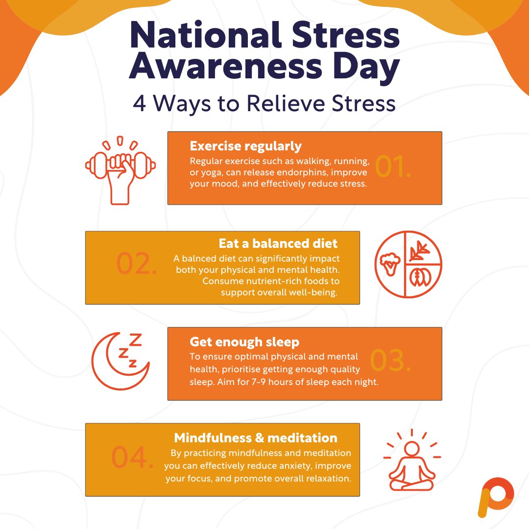 Today is National Stress Awareness Day 🧠

#NationalStressAwarenessDay is a reminder that it's okay to not be okay. We all experience stress in different ways, and it's important to recognise the signs and take steps to manage it ✨

#Stress #MentalHealth