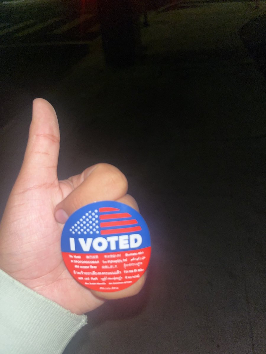 First time voting looks like my guys gonna win :0D