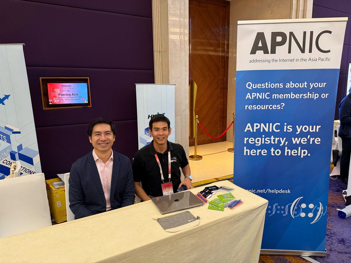 APNIC Director General tweet media