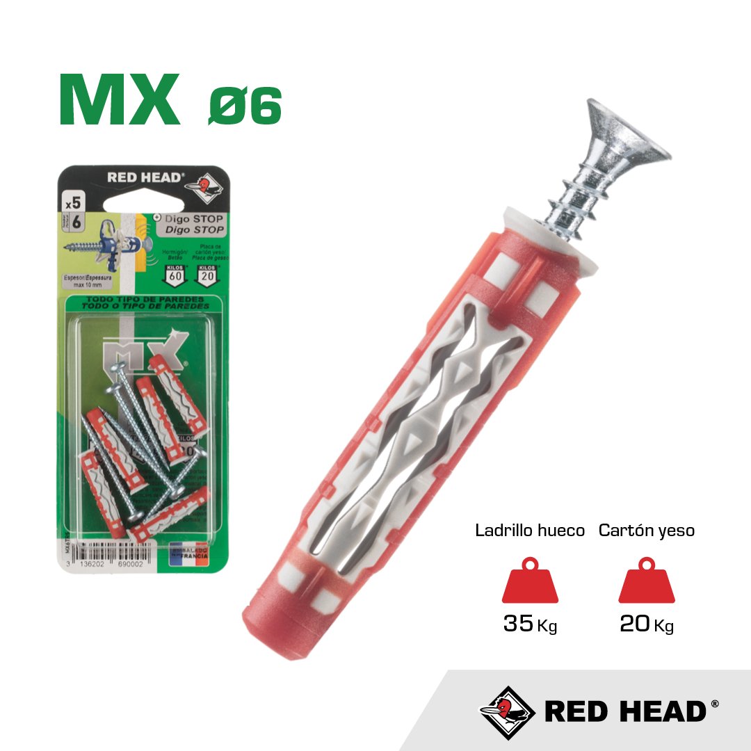 🏡 ¡Protege tu hogar con estilo y seguridad!

Instalar tu detector de incendios es más fácil que nunca con el taco MX de 6 mm.

Duerme tranquilo sabiendo que estás preparado para cualquier emergencia.

#FijacionesPremium #BricolajeProfesional  #tranquilidad