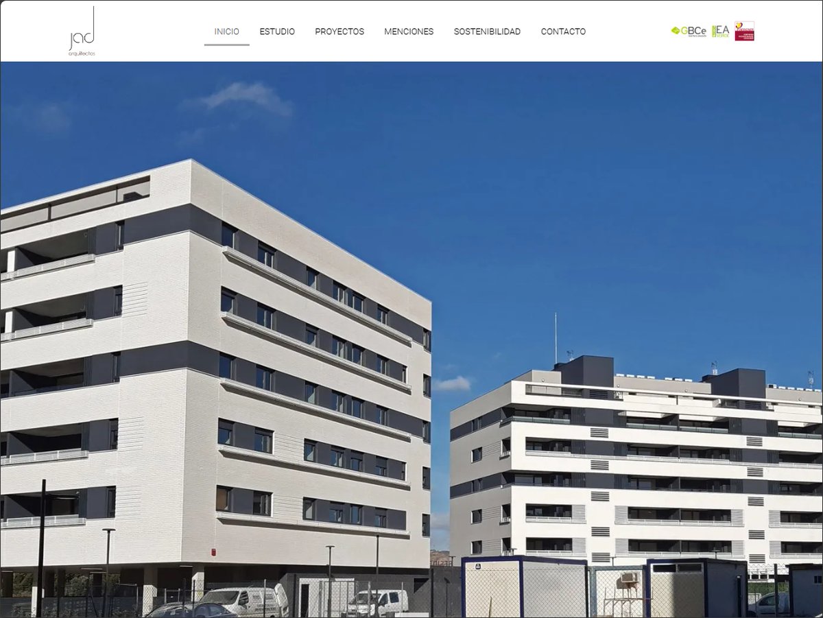 ¿Tienes un estudio de arquitectura? LaDinamo hemos trabajado con Jad Arquitectura para crear su página web utilizando el Kit Digital 💻🌐.  ¡Contáctanos y te contamos más!
jadarquitectos.com
🌟 #KitDigital #TransformaciónDigital #ArquitecturaSostenible #CreaTuWeb #LaDinamo