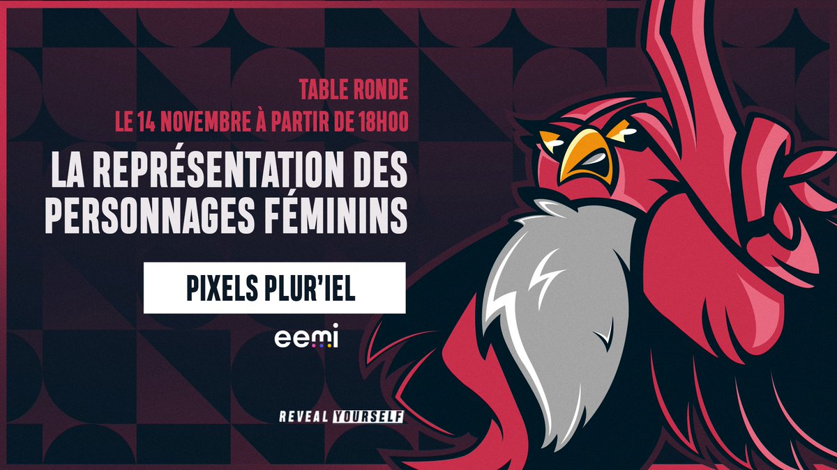 🕹️ Pixels Plur'iel revient ! 🎉

Le 14 novembre, rejoignez-nous pour une table ronde sur la représentation des personnages féminins dans les jeux vidéo. 

Informations et inscriptions : bit.ly/3AjXBeX