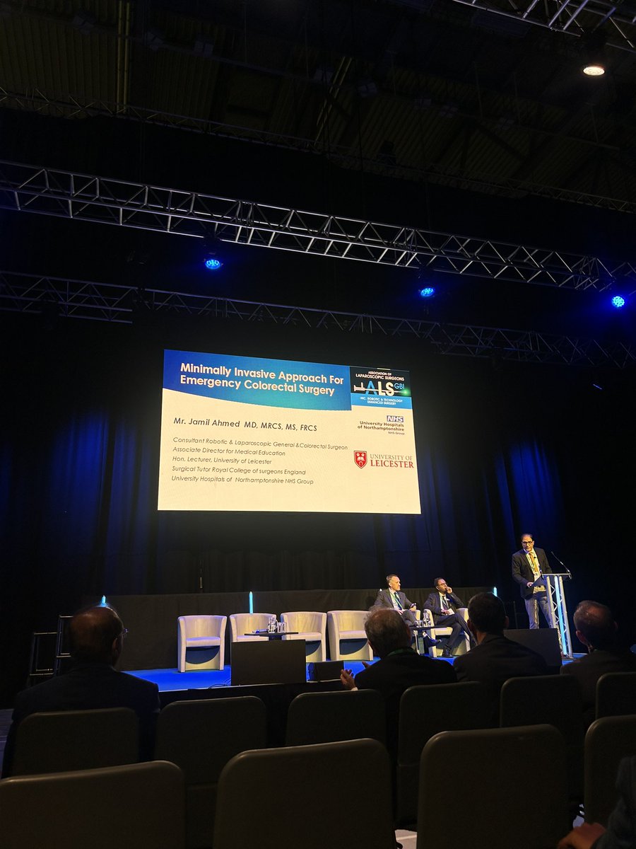 Salma Mahmoud (@sal_mahmoudd) on Twitter photo Wonderful day yesterday at #ALSGBIASM2024 with team MFT. Great set of informative and inspiring talks.
Looking forward to day 2 and to presenting our video of distinction on Robotic Reversal of Hartmann’s.
<a href="/DeenaHarji/">Deena Harji</a> <a href="/MFTnhs/">MFT NHS</a> <a href="/WythenshaweHosp/">Wythenshawe Hospital</a> Wonderful day yesterday at #ALSGBIASM2024 with team MFT. Great set of informative and inspiring talks.
Looking forward to day 2 and to presenting our video of distinction on Robotic Reversal of Hartmann’s.
<a href="/DeenaHarji/">Deena Harji</a> <a href="/MFTnhs/">MFT NHS</a> <a href="/WythenshaweHosp/">Wythenshawe Hospital</a>