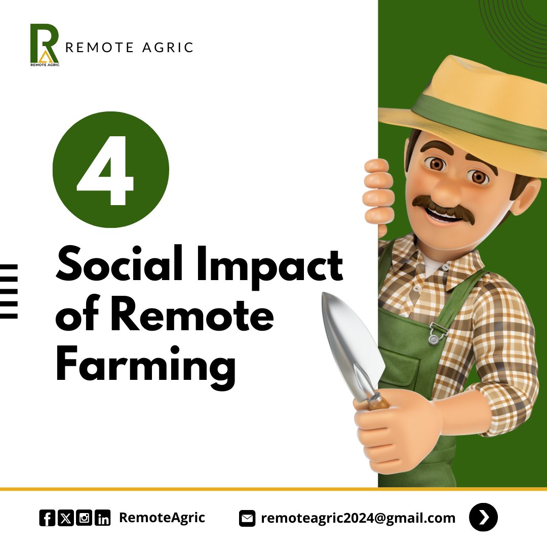 RemoteAgric's tweet image. Social Impact of Remote Farming!🌱✨
The opportunity to own a remote farm gives urban dwellers and
professionals the ability to own farms remotely in rural areas.

Don't wait, the best time to invest is NOW!🎯

#remoteagric #remotefarming #Agriculture #remotefarm #farmers