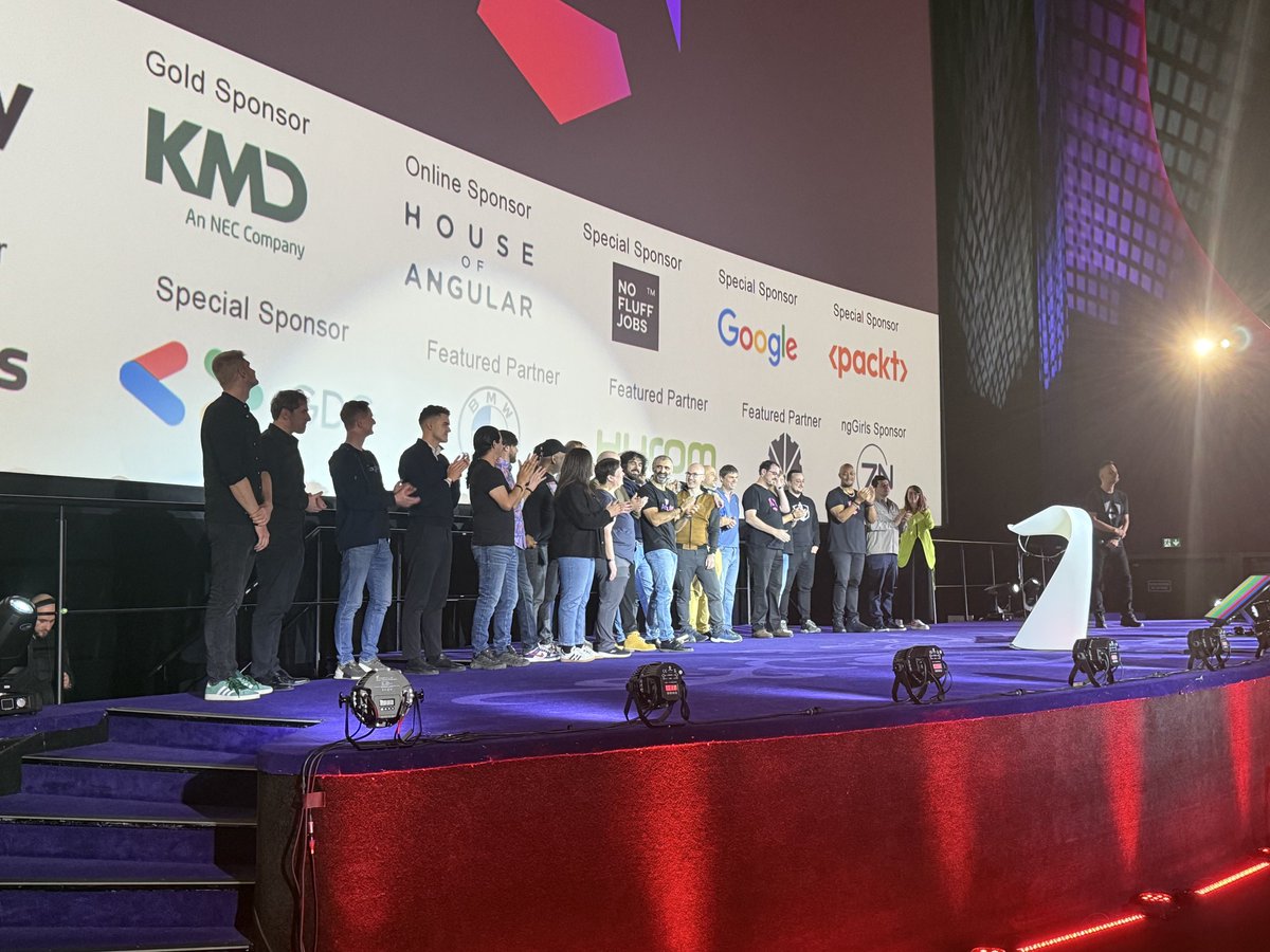 ngPolandConf's tweet photo. We’ve just launched #NGPolandConf! 🎉 Kicking off an incredible day full of Angular insights, hands-on sessions, and community connections. The energy is high, and we’re excited to dive into the latest and greatest in Angular development. Let’s make this a day to remember! https://t.co/XoqzV0Elve