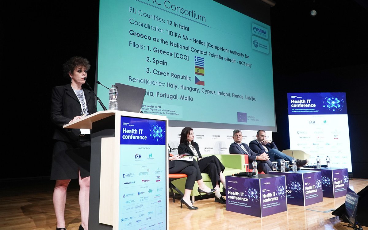 terzi_sofia's tweet image. Excited to share my experience presenting the #EUVAC project, with #IDIKA SA leading the 12-country consortium as Greece’s National Contact Point for eHealth. EUVAC is an EU-funded initiative to integrate the European Digital Vaccination Card into MyHealth@EU services!