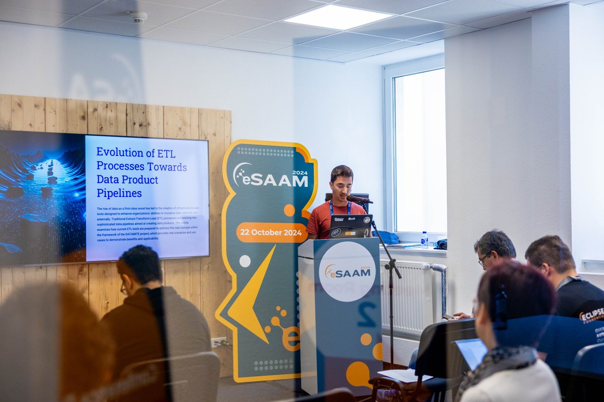 ResearchEclipse's tweet image. 🚀 #eSAAM2024 welcomed 25 experts and showcased 14 papers on #dataspaces at #OCX24, featuring keynotes from Rolf Riemenschneider, Prof. Boris Otto, Prof. Ricard Martinez, and Javier Valiño.

Read more about the conference: hubs.la/Q02WN1WG0