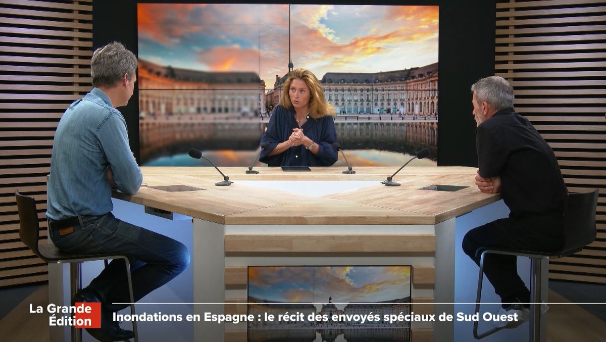 📌 Inondations en Espagne : le récit des envoyés spéciaux <a href="/jeffdesport/">Jefferson Desport</a> et <a href="/fabcot33/">Cottereau Fabien</a> de <a href="/sudouest/">Sud Ouest</a> ⤵️
sudouest.fr/lachainetv7/in…