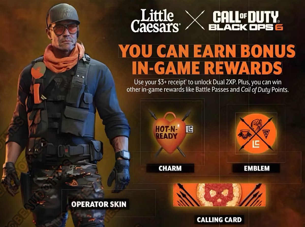 We’re sending Little Caesars x #BlackOps6 codes to people that LIKE this tweet! 🧡🍕