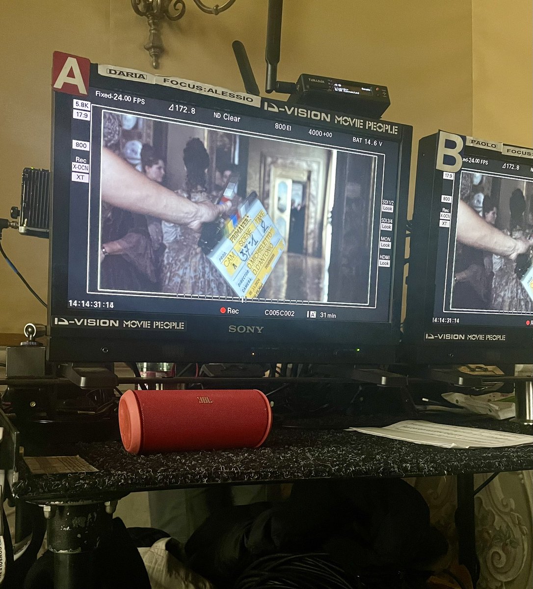 marcmissonnier's tweet photo. Petite visite hier à Rome du plateau de #Primavera réalisé par Damiano Michieletto, écrit par @lud_wig, produit par mes amis de Indigo Films et coproduit par votre serviteur. Rendez-vous dans quelques mois dans les salles ! https://t.co/ps6QyA4PJf
