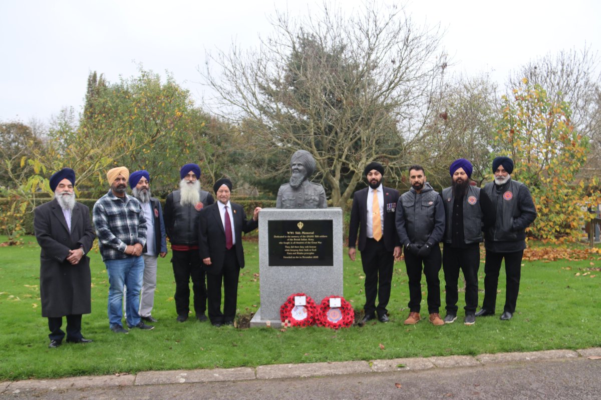 RBLgardens's tweet photo. Last weekend, a special community gathering took place at the WW1 Sikh Memorial at the Arboretum to honour the bravery and valour of the 124, 245 Sikhs who served during the First World War @SikhsAtWar @JSinghSohal @britisharmy @armywestmids [Photos: Stan Kaye] https://t.co/xCHPJL3pzX