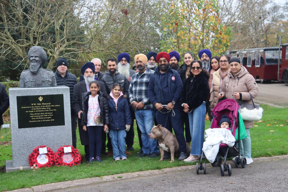 Last weekend, a special community gathering took place at the WW1 Sikh Memorial at the Arboretum to honour the bravery and valour of the 124, 245 Sikhs who served during the First World War <a href="/SikhsAtWar/">Sikhs At War</a> <a href="/JSinghSohal/">Jay Singh-Sohal OBE VR</a> @britisharmy @armywestmids [Photos: Stan Kaye]