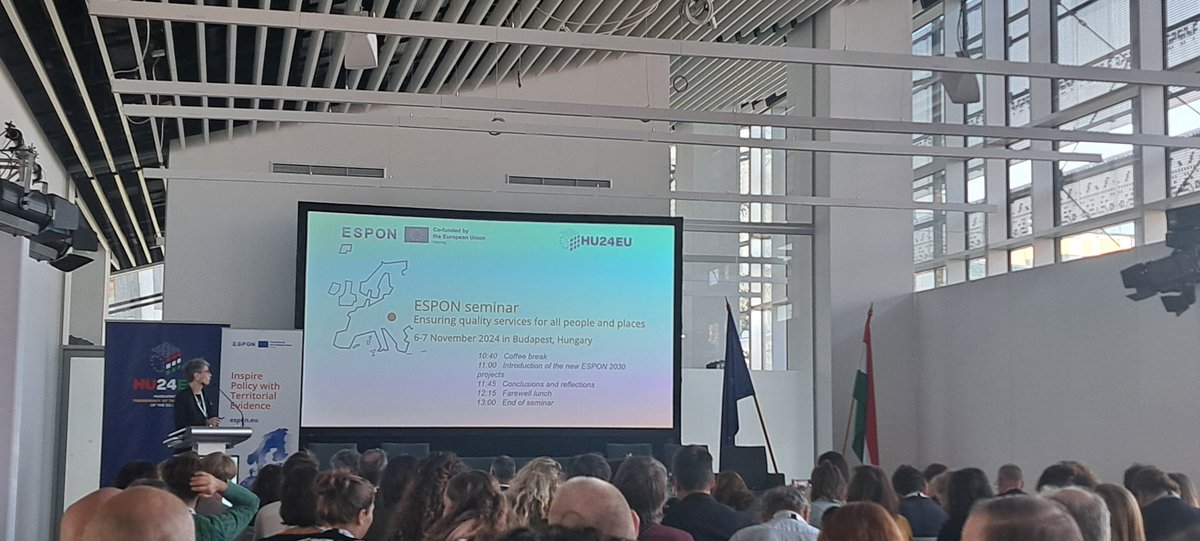 #HappeningNow <a href="/ESPON_Programme/">ESPON</a> seminar in #Budapest - public service provisions in lagging regions: first create jobs ...