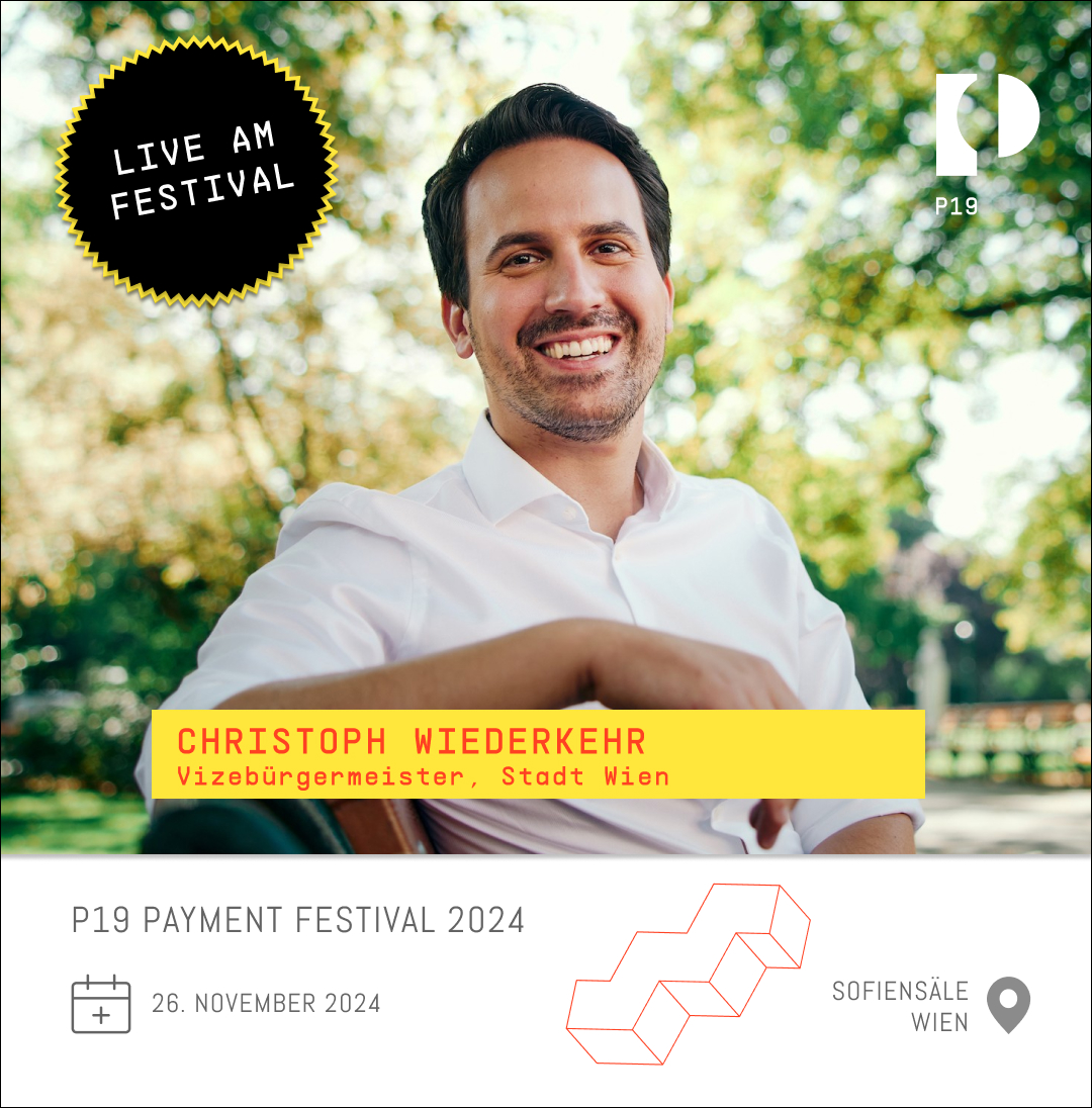🌟Christoph Wiederkehr, Vizebürgermeister von Wien, live am #P19 #PaymentFestival!
📅 26. November 2024
📍 Sofiensäle, Wien
🎫 bit.ly/3yCAY47