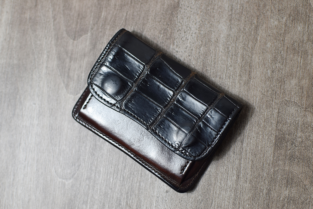 極美品】藍染クロコ タング ワイルドスワンズ WILD SWANS クロコ