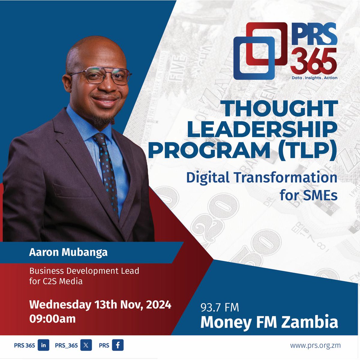 📢TLP Show Alert 

Are you ready to learn more about how technology can drive growth for businesses?

Join us as we talk about Digital Transformation for SMEs with <a href="/AaronMubanga/">Aaron Mubanga</a> on <a href="/moneyfmzambia/">Money FM Zambia 93.7fm</a> at 9AM on Wednesday 13th November 2024🗓️

#DigitalTransformation #Entrepreneurship