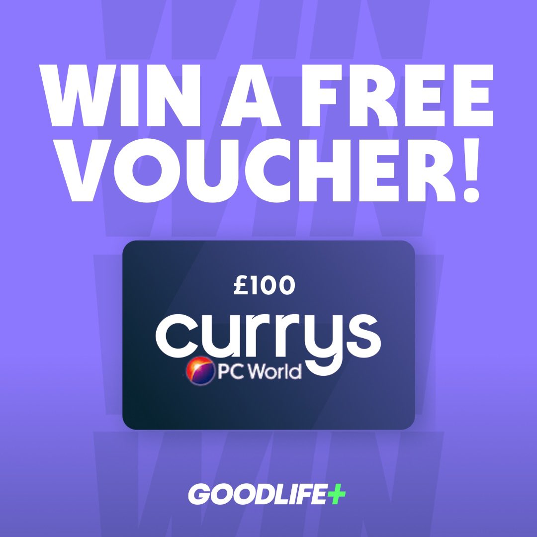 £100 to spend on at Curry’s 🤩💻

How to enter :

• Follow us 
• Like this post 
• Tag a friend you think would love to win this 
• Comment below what bit of tech you’d buy 👇🏼👀

Good Luck🙌🏼
Make sure to Enter our November 25k Giveaway!

goodlifeplus.co.uk/win-25000-cash…
