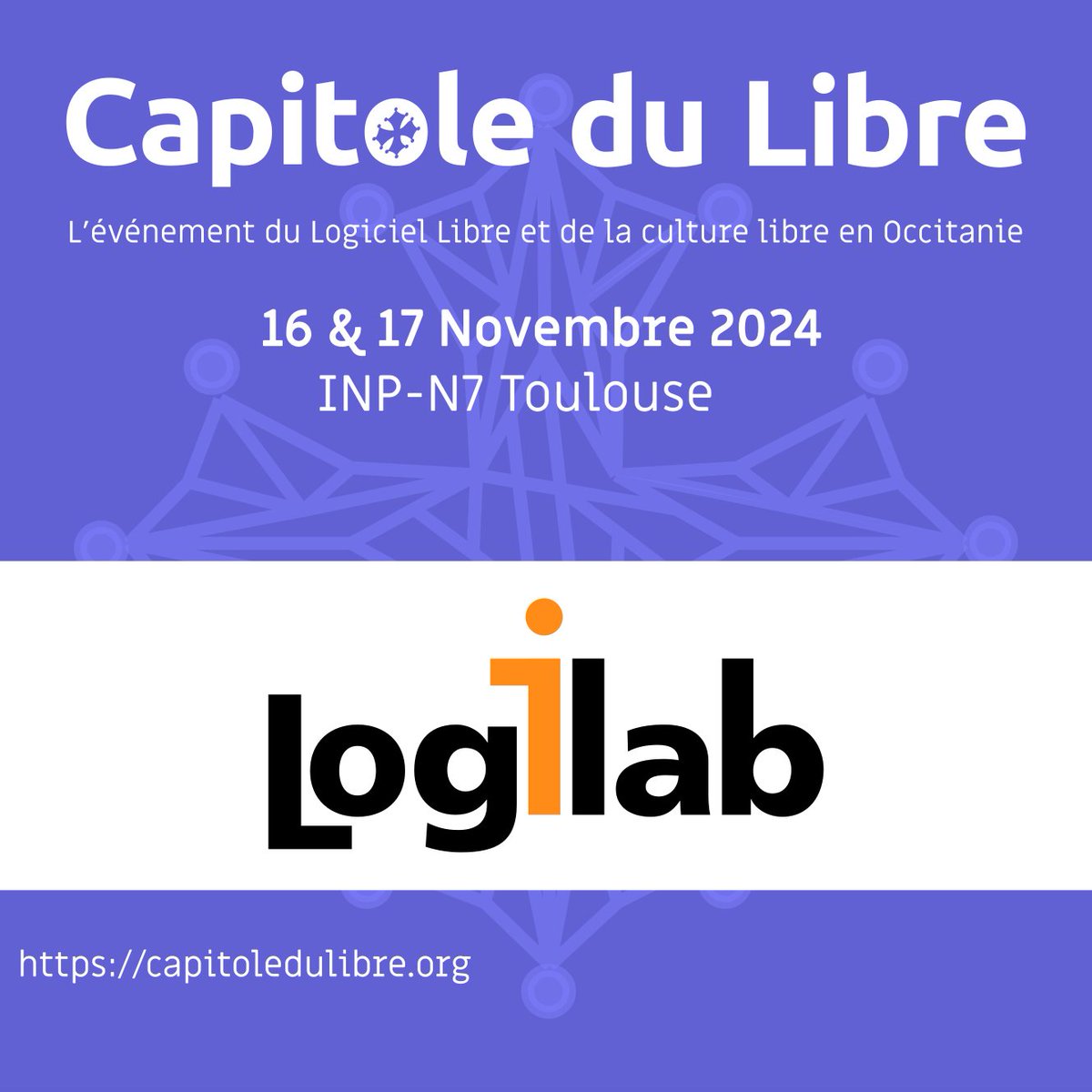 capitoledulibre's tweet image. Merci à @logilab sponsor Or du Capitole du Libre 2024 pour leur soutien à cette édition 2024 du Capitole du Libre.