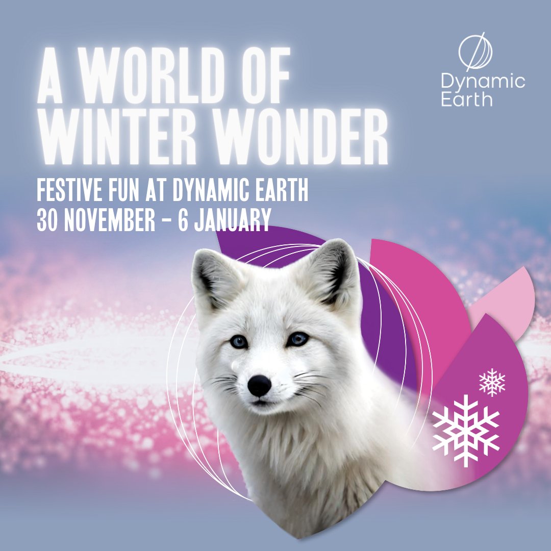 Step into a world of winter wonder at Dynamic Earth from November 30th! ❄️From Santa’s Grotto, to feel-good films - we’ve got festive fun for all the family this winter. 

What’s on from November 30th - 6th January:
dynamicearth.org.uk/christmas-at-d…