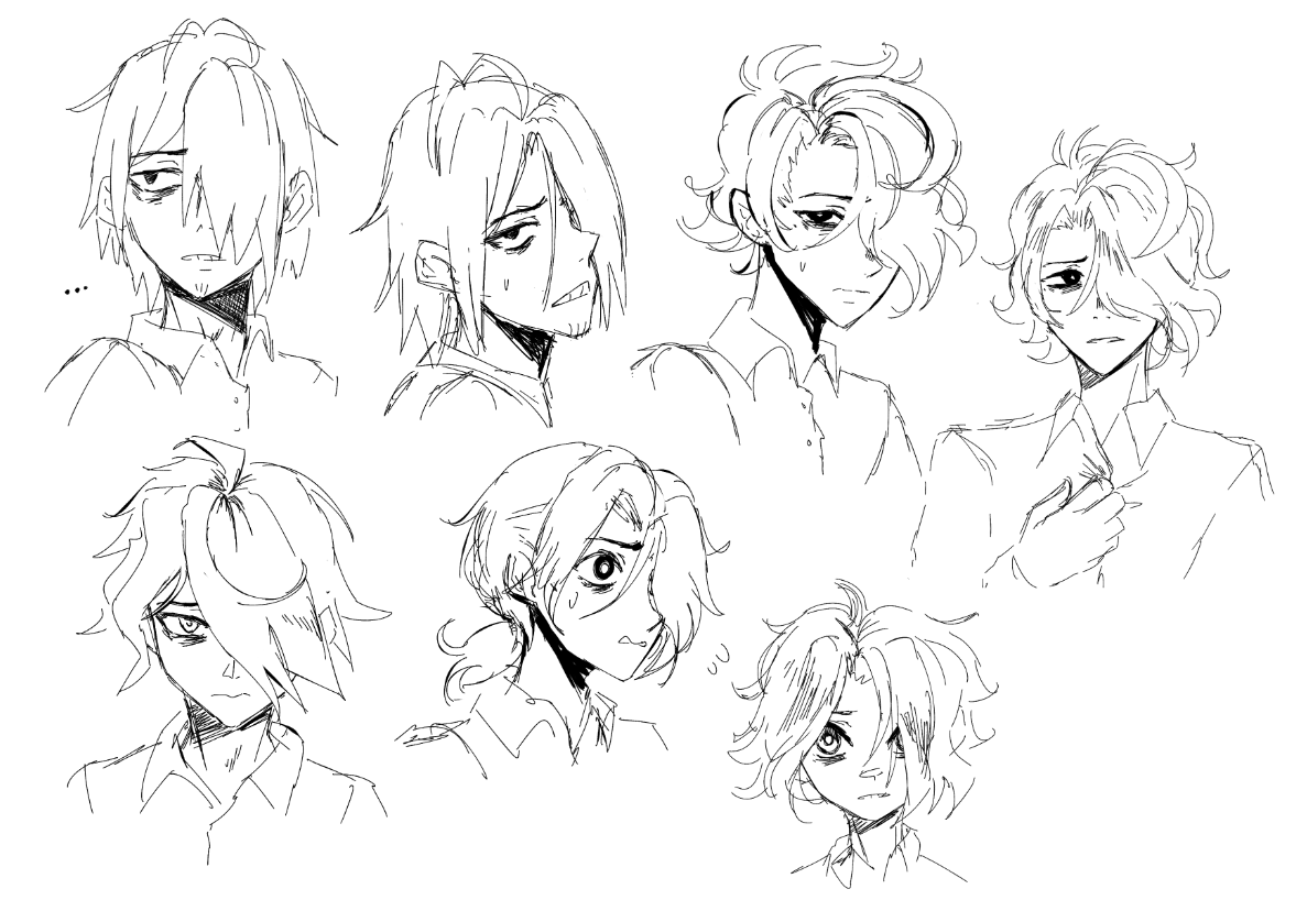 Koraa_art's tweet photo. Petits doodles pour un projet manga
.
#doodles #sketchart #originalcharacterart https://t.co/JVYgmrfMkS