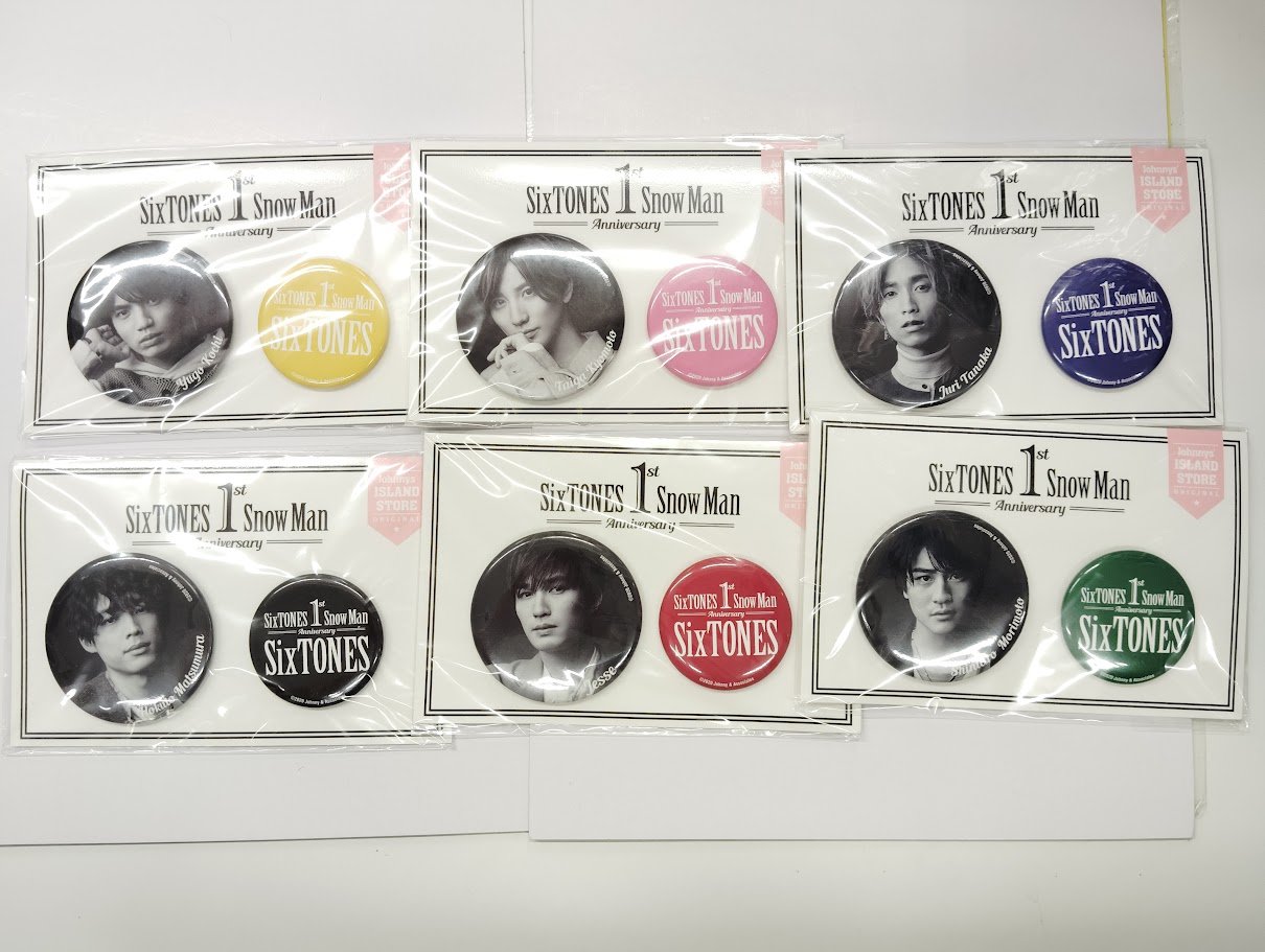 Six TONES 缶バッジ（新品 未開封 岩本照 (Snow Man) 缶バッジ