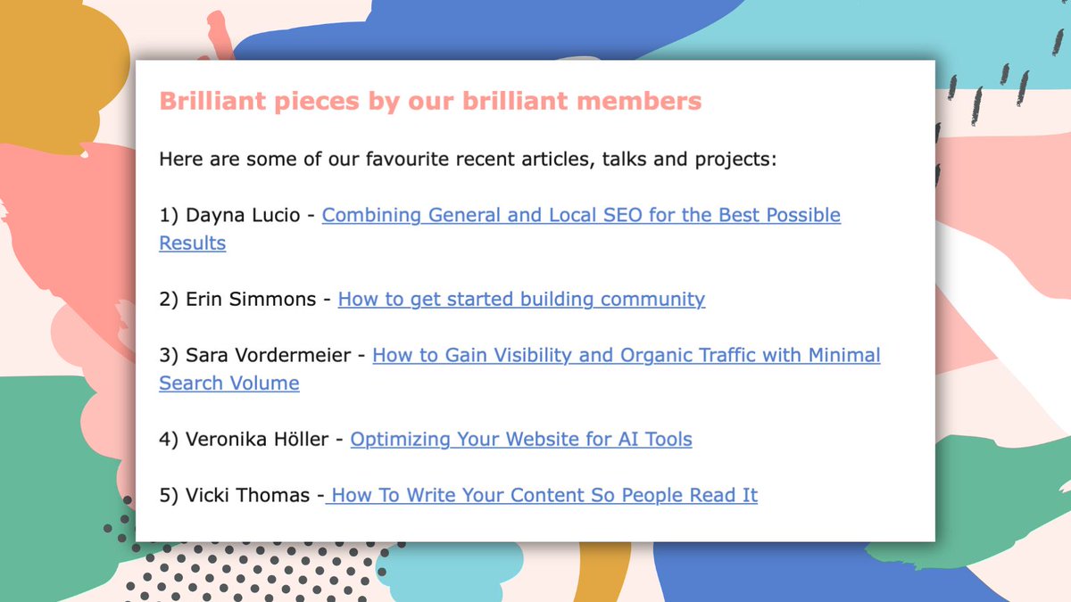 📧 This week's #WTSNewsletter just went out, featuring:

✔️ 5 Brilliant pieces we loved this week 

✔️ Our latest WTSInterview 

✔️ 50% off Ranking Raccoon's Pro plan from this week’s brilliant WTSNewsletter Sponsor Ranking Raccoon

mailchi.mp/womenintechseo…