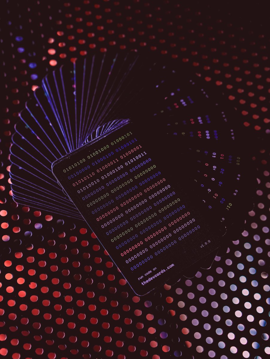 TheDevCards's tweet photo. PHOTOS: All card styles.

TheDevCards are Tech themed Playing Cards, with reusable code and an editor for learning.

Visit https://t.co/NJ5lsgI8RP to learn more

#playingcards #softwaredeveloper #softwareengineering https://t.co/xPaWwCTs2W