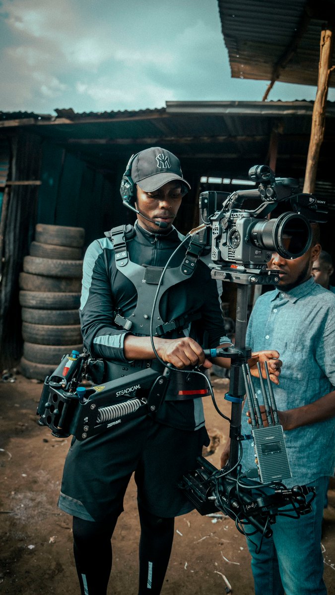 AdmaRwanda's tweet photo. A recent music video production by ADMA grads, including Cedric (production company), Nailla (director), Mike (steadicam), &amp; student John got to learn "on the job" as a production assistant.

Proud of our grads in the industry, &amp; their efforts to bring students along with them. https://t.co/orycpqqQTg