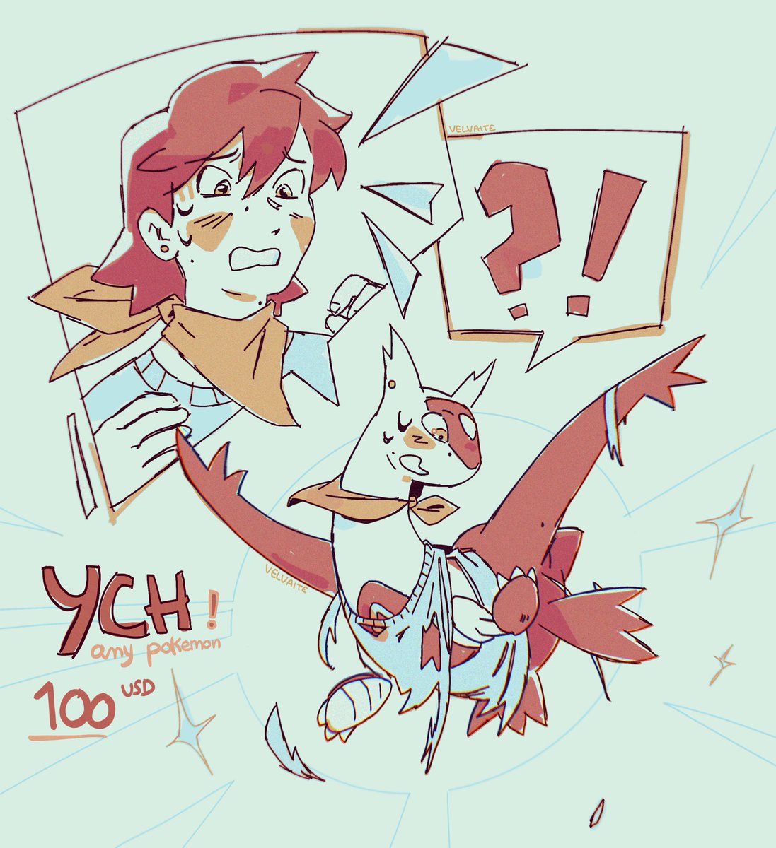 ❗️YCH ‼️⁉️

Few slots, any pokemon and oc, quick turn up time!

🖇️ #TFEveryday #TFTuesday latias