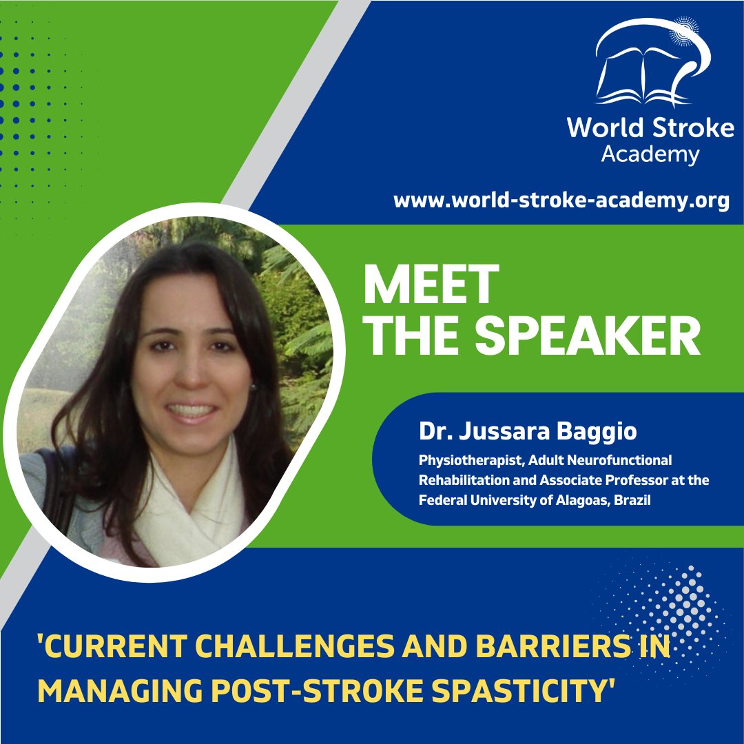 Meet the experts speaking in tomorrow's webinar on 'Prompt Intervention in Post Stroke #Spasticity' and swipe to learn more about their talks and expertise 👇

Not registered yet? Head here: us02web.zoom.us/webinar/regist…

🕐Nov 7th, 1pm (CET)

#StrokeEducation <a href="/WorldStrokeOrg/">World Stroke Org</a> <a href="/abbvie/">AbbVie</a>