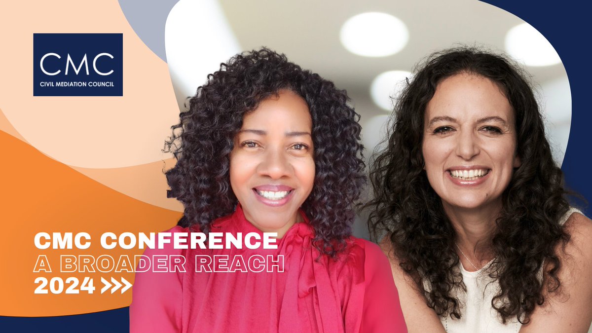 Last chance to get a #ticket for the #CMCconference2024! Join us for two afternoons of insights, experts &amp; connections, beginning with #networking and a #keynote by Sir Geoffrey Vos. Hosted by Audrey Dorival and <a href="/MiaFP1/">Mia Forbes Pirie</a>, it’s set to be an engaging #event: civilmediation.org/conference-2024