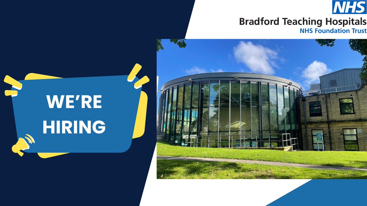 Recruitment@BradfordTeachingHospitals (@bthft_recruit) on Twitter photo We employ 100's of roles <a href="/BTHFT/">Bradford Teaching Hospitals NHS FT</a>
Current vacancies include ⬇️
Deputy Associate Director of Nursing
Charity Fundraising Assistant
Healthcare Assistant (various clinical areas)
Ward Clerk
View our live vacancies here bradfordhospitals.nhs.uk/vacancies
#NHSRecruitment #NHSCareers We employ 100's of roles <a href="/BTHFT/">Bradford Teaching Hospitals NHS FT</a>
Current vacancies include ⬇️
Deputy Associate Director of Nursing
Charity Fundraising Assistant
Healthcare Assistant (various clinical areas)
Ward Clerk
View our live vacancies here bradfordhospitals.nhs.uk/vacancies
#NHSRecruitment #NHSCareers
