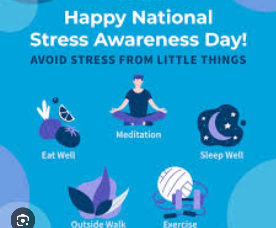 Today is #nationalstressawarenessday Remember it's okay to not be okay!