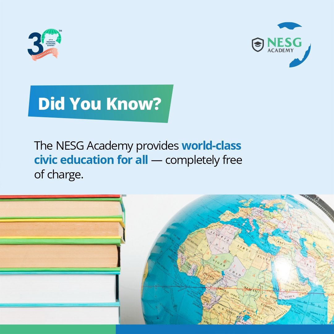 NESGAcademy's tweet photo. Envision a Future of Informed Excellence
Where data-driven decisions meet expert strategy and fearless innovation.
This is the tomorrow we're shaping at NESG Academy.
Be a part of this transformative journey!
#NesgAcademy #FearlessInnovation #DidYouKnow #InformedExcellence https://t.co/fhe0JpmGb8