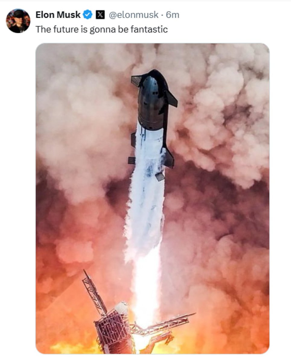 Agenzia_Ansa's tweet image. USA 2024 | Elon Musk esulta per la vittoria di Donald Trump. "Il futuro sarà fantastico", ha scritto l'uomo più ricco del mondo su X pubblicando la foto di un razzo che decolla #ANSA 
ansa.it/usa_2024/notiz…