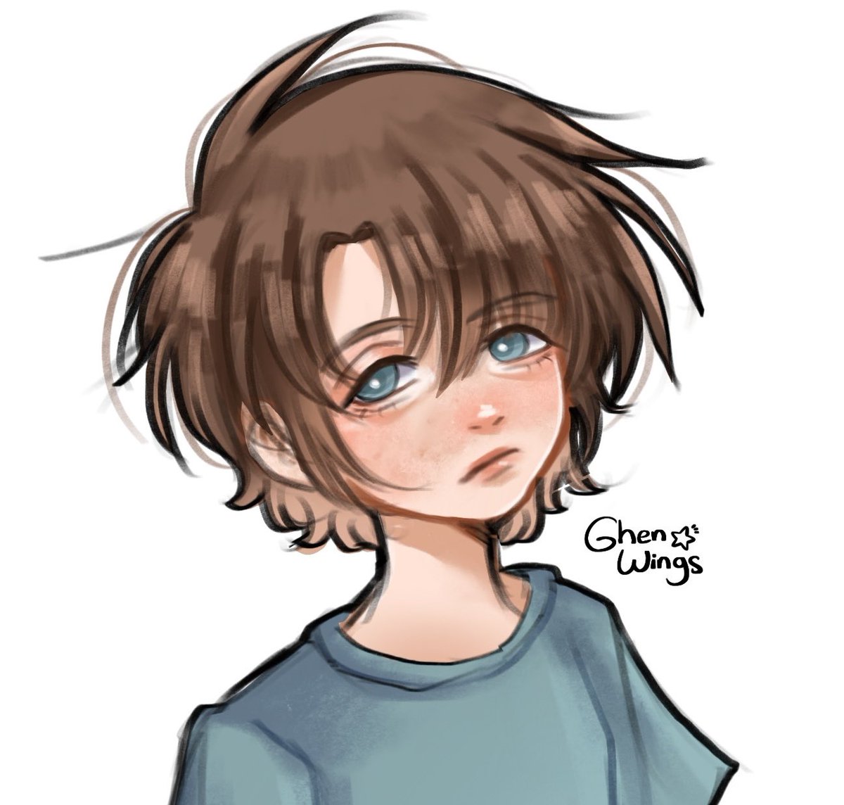 Ghenecho's tweet photo. I think I found my new favourite brush ♡(´⌣`ʃƪ) https://t.co/YtMvqitS6A