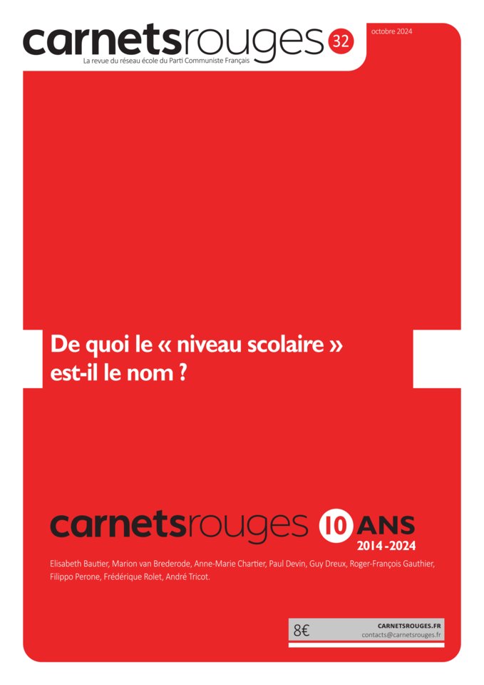 Carnets rouges tweet media