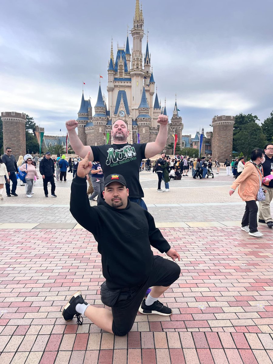 Dean Draven and Aragon tag team in Japan enjoying Disney