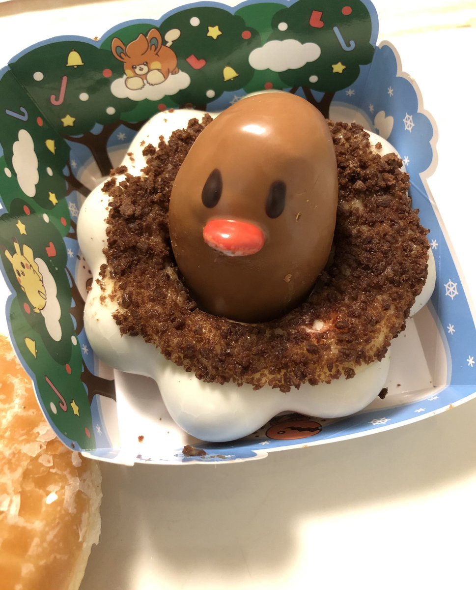 ミスドに行列が出来てて覗いたらコイツが居たのでGETした