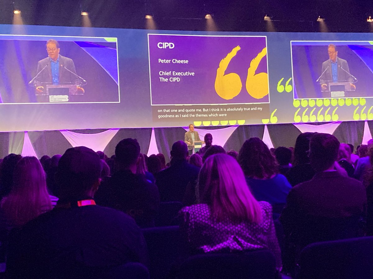 There’s never been a more important time to be in HR, says ⁦<a href="/Cheese_Peter/">Peter Cheese CIPD</a>⁩ kicking off #cipdACE 2024 💪⁦<a href="/CIPD_Events/">CIPD Events</a>⁩