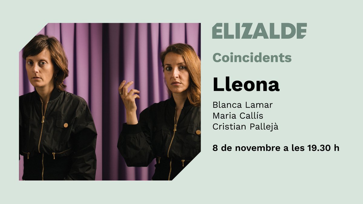 Lleona (@lleona_lleona) on Twitter photo Bon dia! És divendres és divendres és: 8 de novembre, 19.30 h, a la <a href="/casaelizalde/">La Casa Elizalde</a>!
De franc!
Amb reserva!
Planassu!
Veniu!
Crits!
Rugits!
Lleones! casaelizalde.inscripcionscc.com/MiramModular/b… Bon dia! És divendres és divendres és: 8 de novembre, 19.30 h, a la <a href="/casaelizalde/">La Casa Elizalde</a>!
De franc!
Amb reserva!
Planassu!
Veniu!
Crits!
Rugits!
Lleones! casaelizalde.inscripcionscc.com/MiramModular/b…