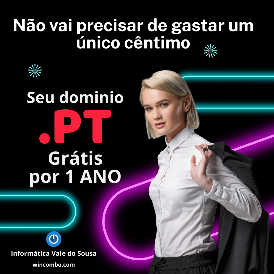 wincombo's tweet photo. 📷 Quer ter a sua marca online? Aproveite esta oportunidade e registe um domínio .PT totalmente GRÁTIS por um ano! 📷 Não deixe escapar esta oportunidade.
📷 SuaEmpresa PT
📷 Seu Mail@suaEmpresa PT
Contacte-nos
https://t.co/A8DuwWUez5
CAMPANHA VÁLIDA ATÉ 10/11/2024 https://t.co/iKcsLZx0x4
